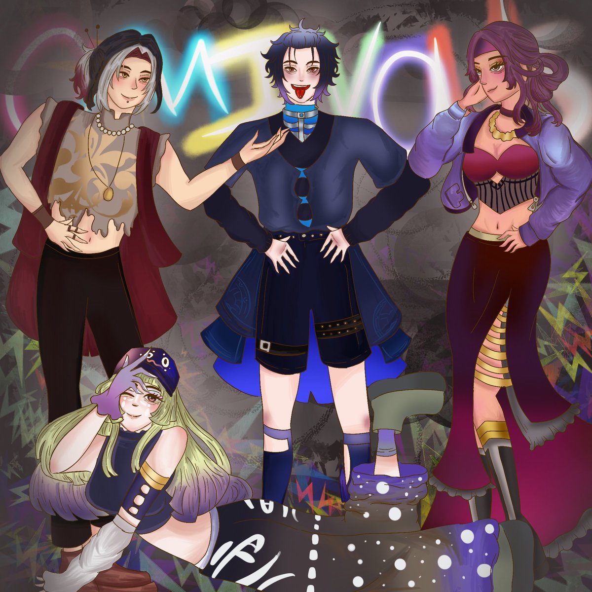 Aomjiji75's tweet photo. Happy 1st Anniversary ka
-Smile a lot, it suit you-😄
❤️💜💙💚✨
#Ominous1stAnni #MagnumFA #IvyFanart #Arktisk #FamiLUST https://t.co/ioG97DPDAG