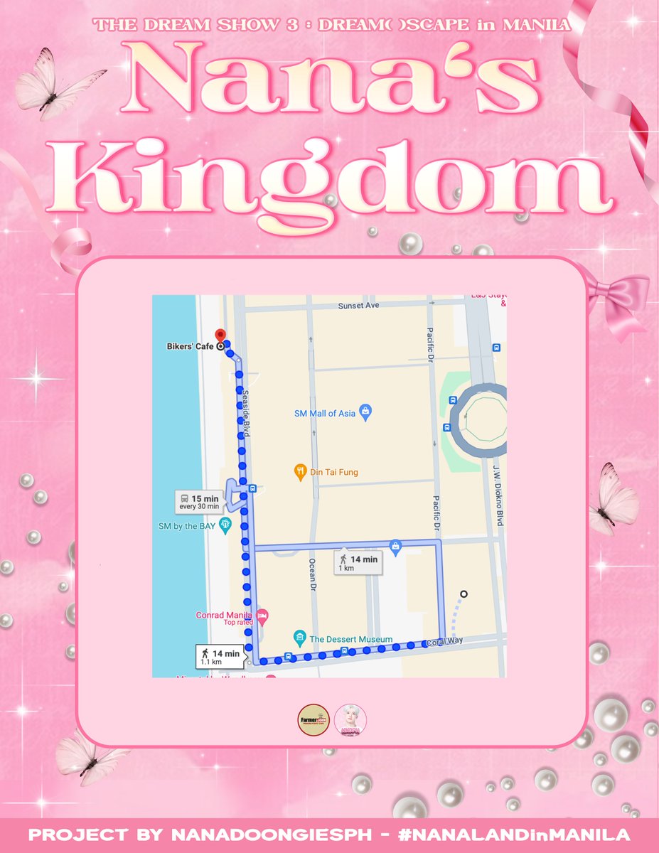 #NanaLandinManila 

Princess Treatment Kit Claiming Guidelines 👸🩷

📍 Biker's Cafe, SM by the BAY
🗓️ August 10 &amp; 11, 2024
⌚️ 9AM - 2PM

Please read the details below carefully.

Register via Stanly: stanly.link//event/ll4PF1
Pre-registration Form: bit.ly/7DREAMCafeEvent

7DREAM