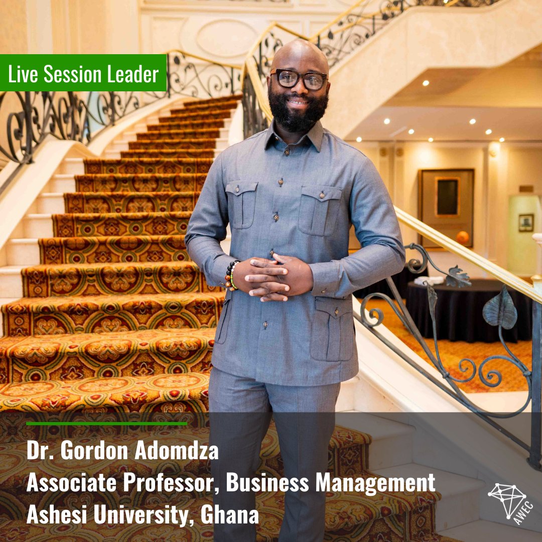 WeAreAWEC's tweet photo. #AWECLiveSession

This month, we're diving into the art of creating products your customers will adore, with Dr. Gordon Adomdza.

He'll be sharing invaluable insights on 'Using Customer Insights to Improve Your Products &amp; Services'. 

 #WeAreAWEC https://t.co/q7DOau67Rr