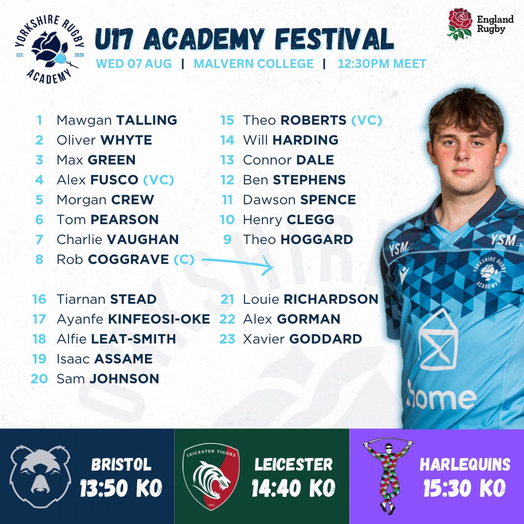This years annual RFU &amp; Premiership Academy Festival hosted by Malvern College takes place this week &amp; is always a special festival date in the academy rugby calendar with all 11 RFU &amp; Premiership Academies in attendance showcasing the country’s top rugby talent
 
#WeLeaveBetter