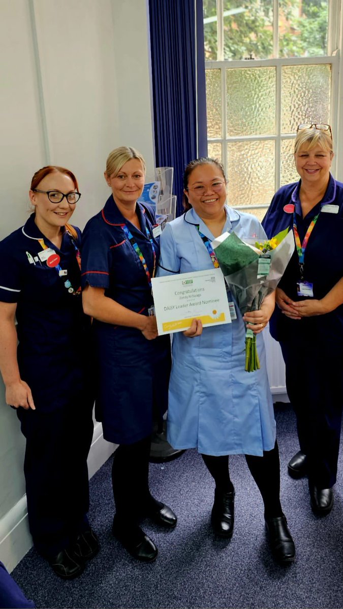 Charlotte Pawley (@charlottepawle1) on Twitter photo 🥳Huge congratulations to Zendy our Deputy sister on the kinmonth unit on her Daisy award - truly deserved
<a href="/Aston2761/">UHL Kinmonth unit</a> <a href="/UHLNicolaGrant/">Nicola Grant</a> 🥳Huge congratulations to Zendy our Deputy sister on the kinmonth unit on her Daisy award - truly deserved
<a href="/Aston2761/">UHL Kinmonth unit</a> <a href="/UHLNicolaGrant/">Nicola Grant</a>