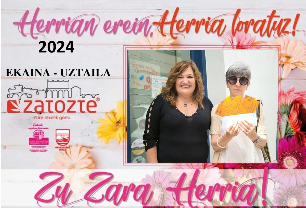 zatozte's tweet photo. Mª Dolores Etxano izan da zorteduna oraingoan. Zorionak!!🎉🎉 https://t.co/w1Ax3MSr8T