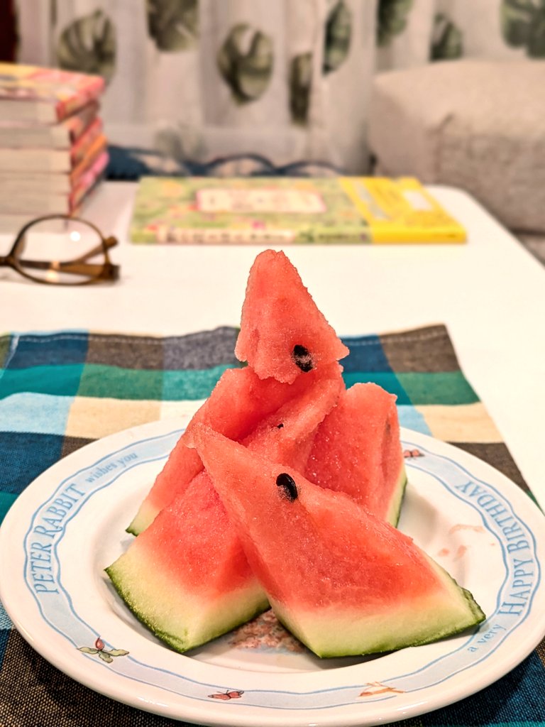 07Kosa's tweet photo. ちょこっとだけ…🍺
いただきます🌽🍉
#一番搾り #135ml🍺
#オリンピック 🇫🇷 🤼 https://t.co/sEASF5wyKc