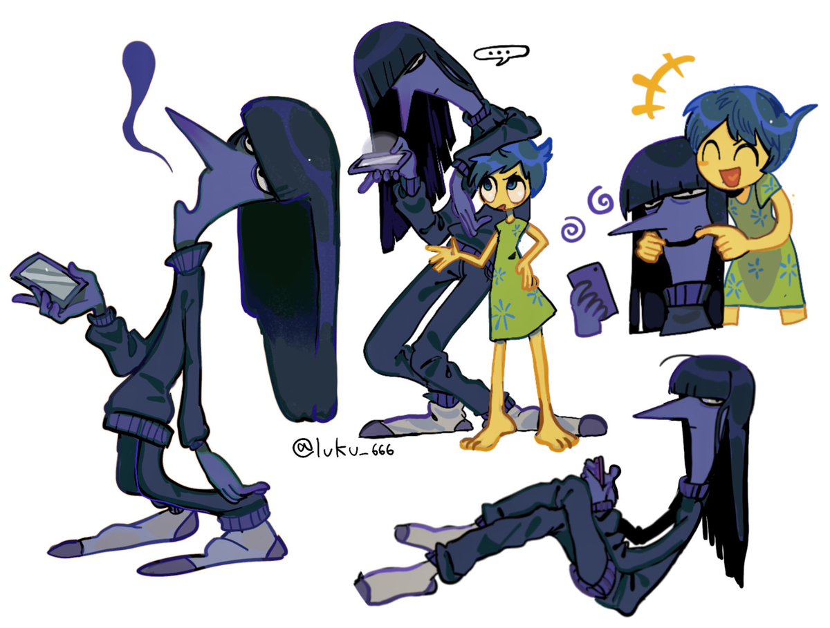 luku_666's tweet photo. 💜&amp;💛　😫🫶🫶
#insideout2 #InsideOut2fanart https://t.co/OSJxIQCVXs