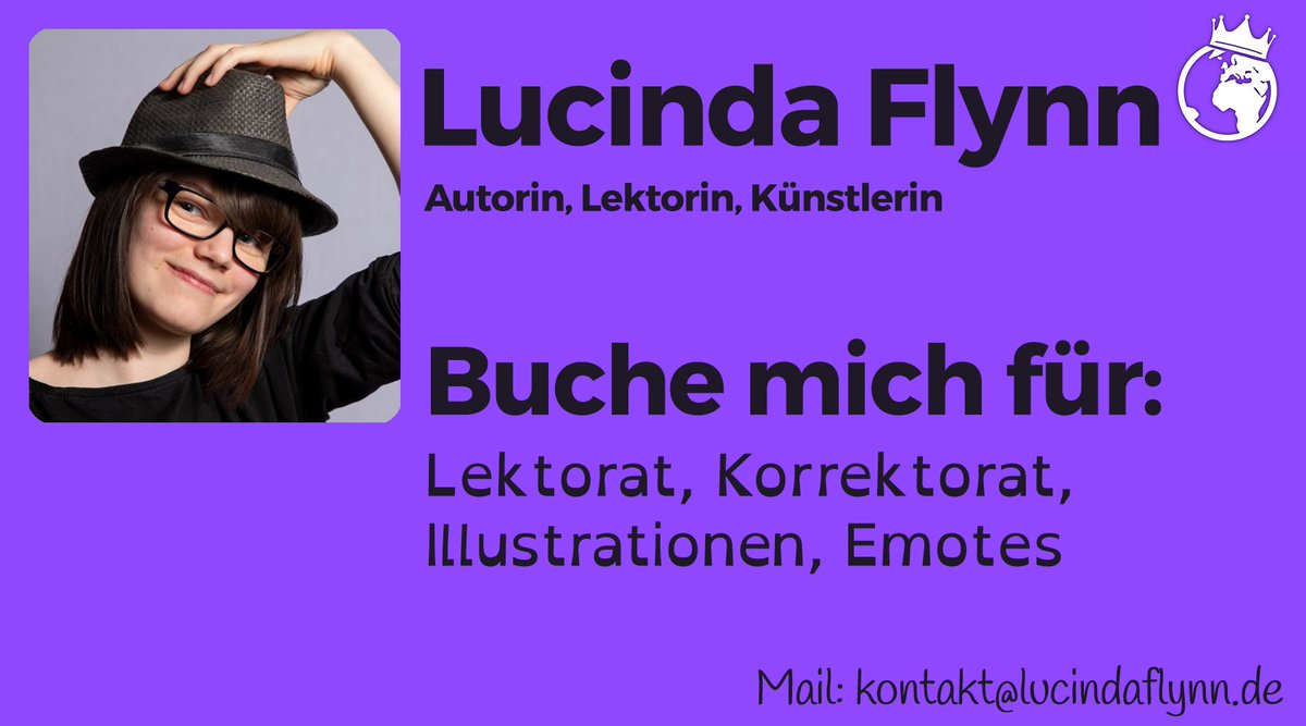 Team Weltherrschaft (@teamwehe) on Twitter photo Auf der Suche nach einem Lektorat, das dich direkt mit Illustrationen zu deinem Buch versorgt?
Dann einfach mal <a href="/Lucinda__Flynn/">Lucinda Flynn</a> schreiben, die kann das 👀 Auf der Suche nach einem Lektorat, das dich direkt mit Illustrationen zu deinem Buch versorgt?
Dann einfach mal <a href="/Lucinda__Flynn/">Lucinda Flynn</a> schreiben, die kann das 👀