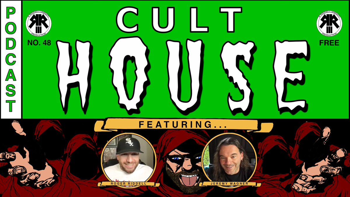 Riddelluminati's tweet photo. WEDNESDAY: @JeremyXWagner joins #CultHouse to talk about @EARTHBURNER666’s debut album, @BROKENHOPEBAND, Chicago metal history, #StarWars &amp; more! 
In the meantime, catch up on past episodes here: https://t.co/GugcoEnUne

#metal #deathmetal #podcast https://t.co/D8uhi7jnkB