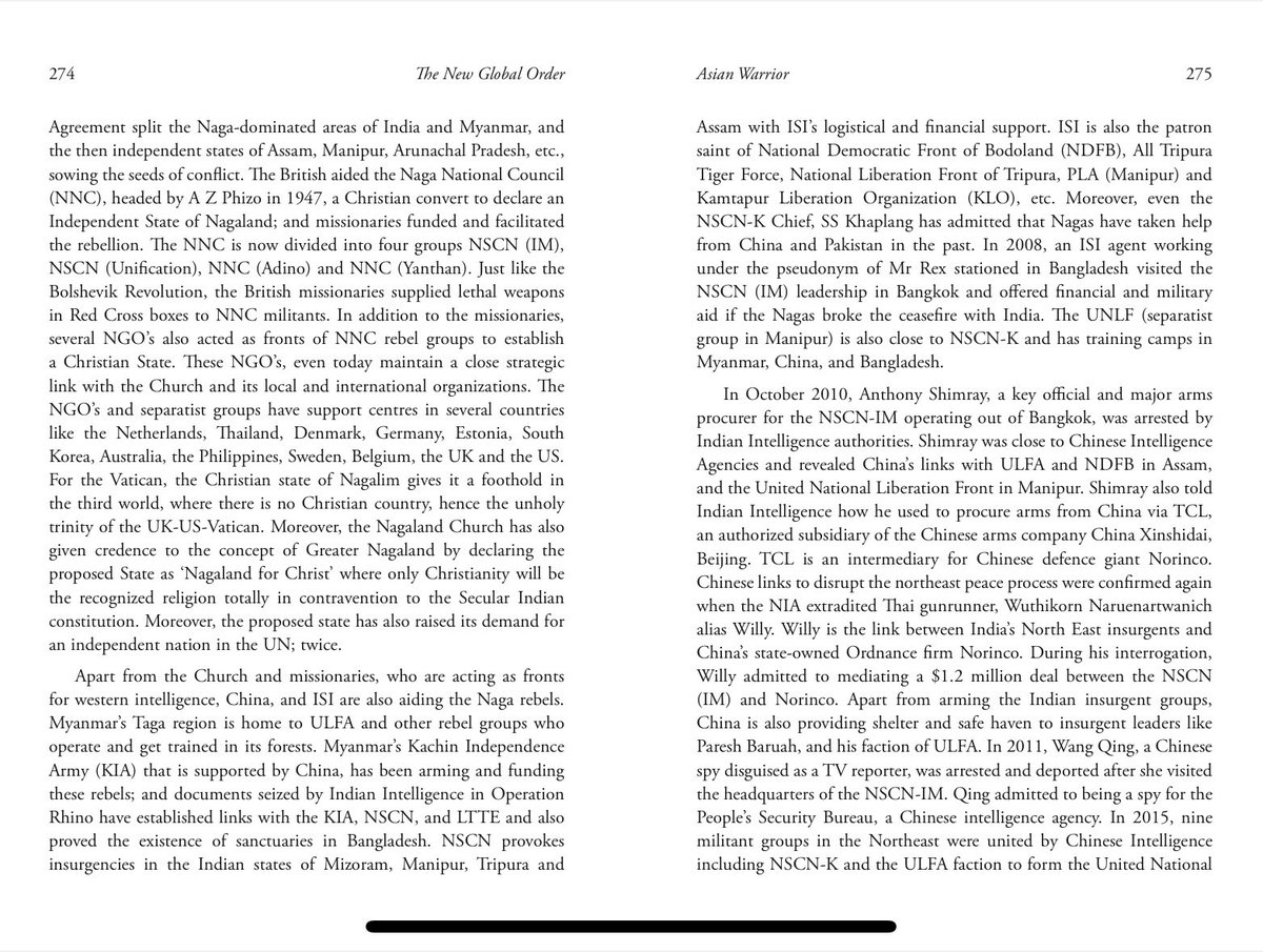TheNavroopSingh's tweet photo. We wrote about #GreaterBangladesh #ChristianState in India’s North East in the year 2016 in our book #TheNewGlobalOrder #IndiaTroubledNeighbourhood https://t.co/wnYvHEq5hy
