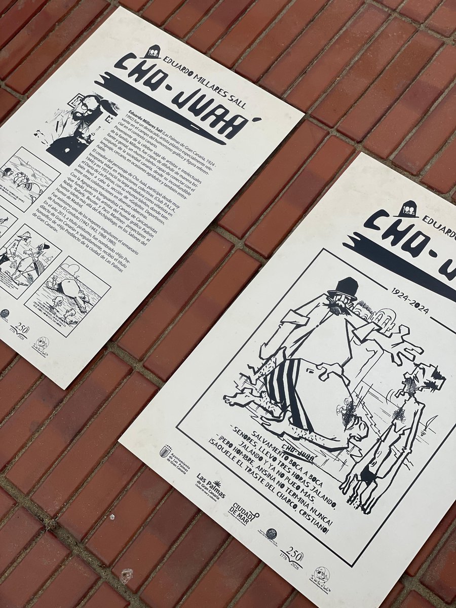 laradiocanaria's tweet image. 🔊El @aytolpgc promociona en el mobiliario urbano y en sus redes sociales una selección de las viñetas del polifacético artista, Hijo Predilecto de Las Palmas de Gran Canaria, que destacó en la pintura, la caricatura y el humor gráfico. 
 
#InformativosCR