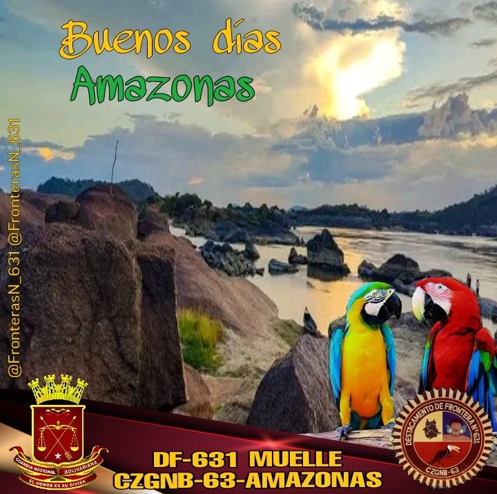 #6Ago Muy buenos días, a nuestro hermoso pueblo Amazonense.
