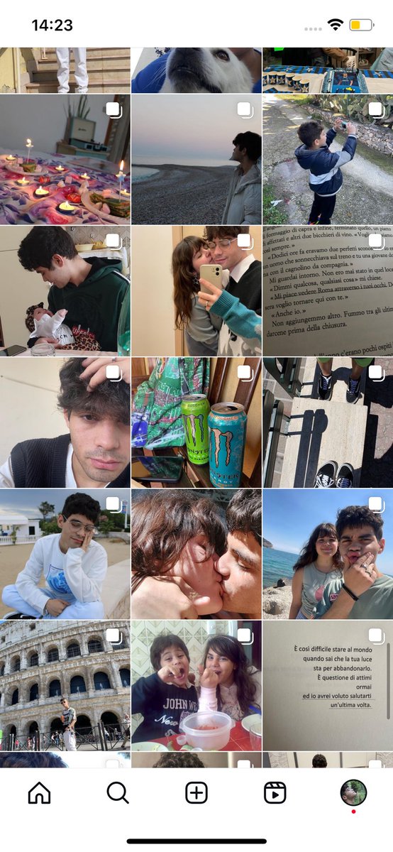 itwasnotmaroon's tweet photo. what era is my instagram feed? https://t.co/c8S0XGTLku