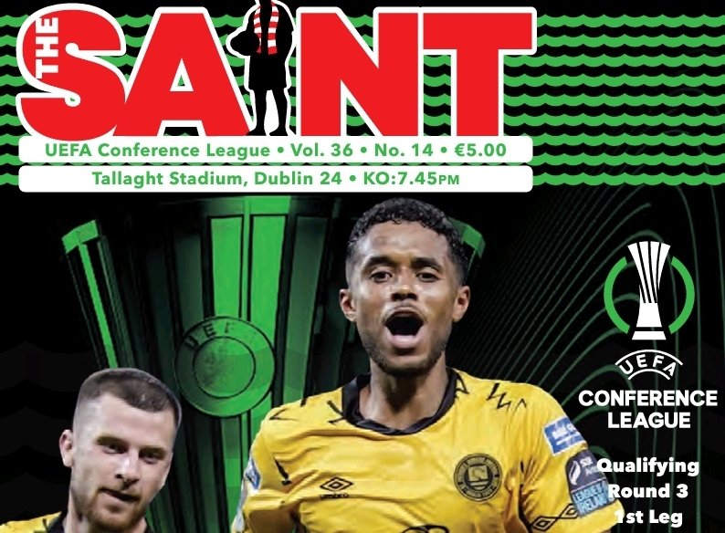 StPatsProgramme's tweet image. Just gone to press with (yet another) issue of @stpatsfc programme ahead of Thursday's @UEFAConfLeague clash with FK Sabah....thanks to @JoeORourke1 for designing another cracking euro-centric issue and all our contributors for pulling it out of the bag at short notice-yet again!