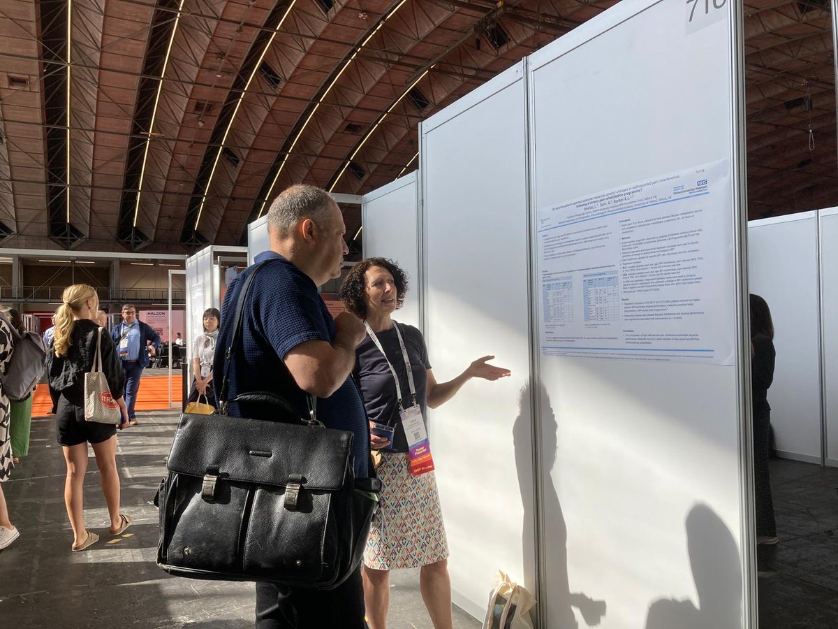 Delighted to discuss my poster with clinicians and researchers, great to meet you all. Details journals.sagepub.com/doi/abs/10.117… Thanks to ⁦<a href="/OxInAHR/">OxInAHR</a>⁩ ⁦<a href="/OUHospitals/">OUH</a>⁩ supporting my attendance. #WC2024 ⁦<a href="/PRUOxford/">PRUOxford</a>⁩ ⁦<a href="/OUH_CPF/">Consultant Practitioners OUH</a>⁩