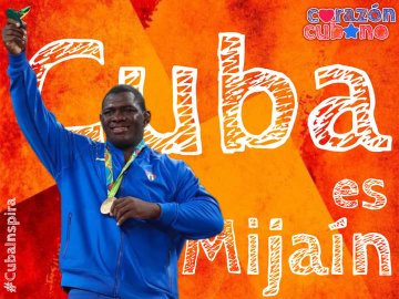 Ya eres campeón, tu constancia y entrega es ejemplo para todos los cubanos.

#LaQuintaDeMijaínVa 
#DeZurdaTeam_