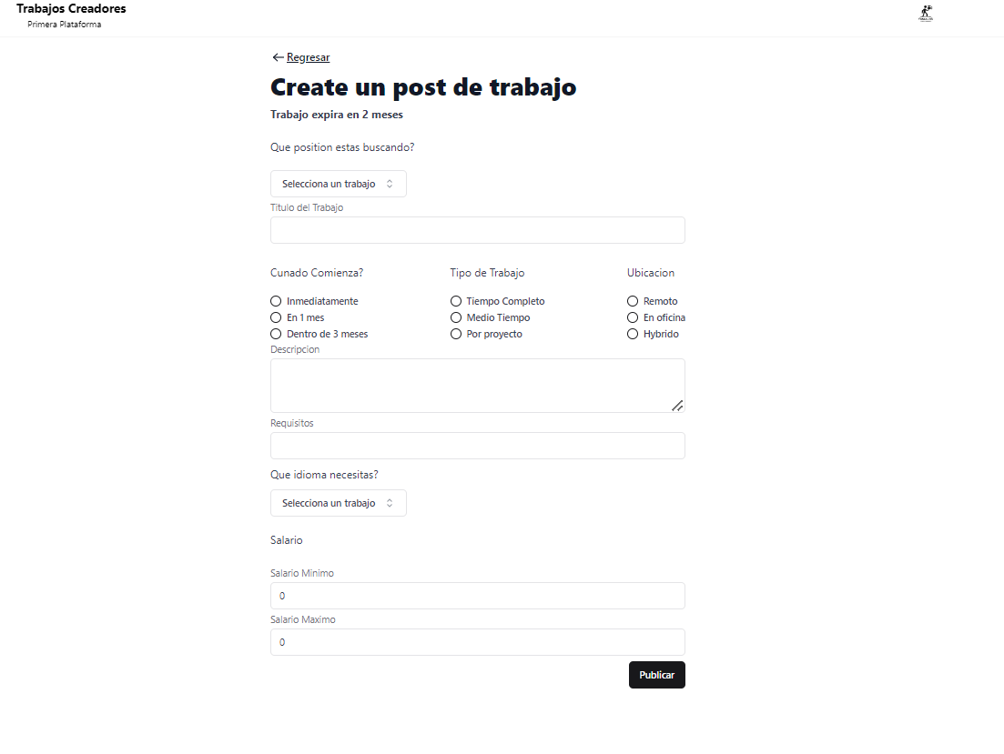 trabajocreador's tweet photo. ¡Crear una oferta de trabajo nunca ha sido tan fácil!

Si eres un creador, prueba @trabajocreador para encontrar a tu próximo editor de video. https://t.co/kVCbie2vyW