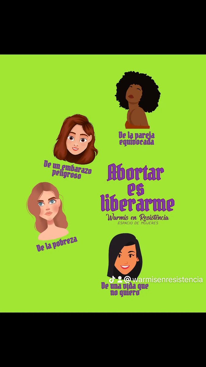 WarmisR's tweet photo. El aborto es un asunto de salud.

Según la OMS, salud es un estado de completo bienestar físico, mental y social, y no solamente la ausencia de afecciones o enfermedades.

#TodasAbortamos #AbortoLibre #AcompañarEsAmor #TúDecidesYoAcompaño #Feminismo https://t.co/iMGd6tqpiC