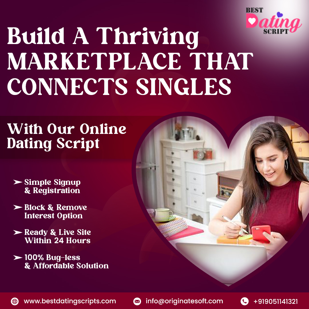 datingscripts's tweet image. Are you ready to build your dream dating site? Help singles find their love by using our robust and customized #onlinedatingscript.
Watch your platform grow like never before. Start your dating journey with us.
☎️+91 90511 41321
🌐 bestdatingscripts.com