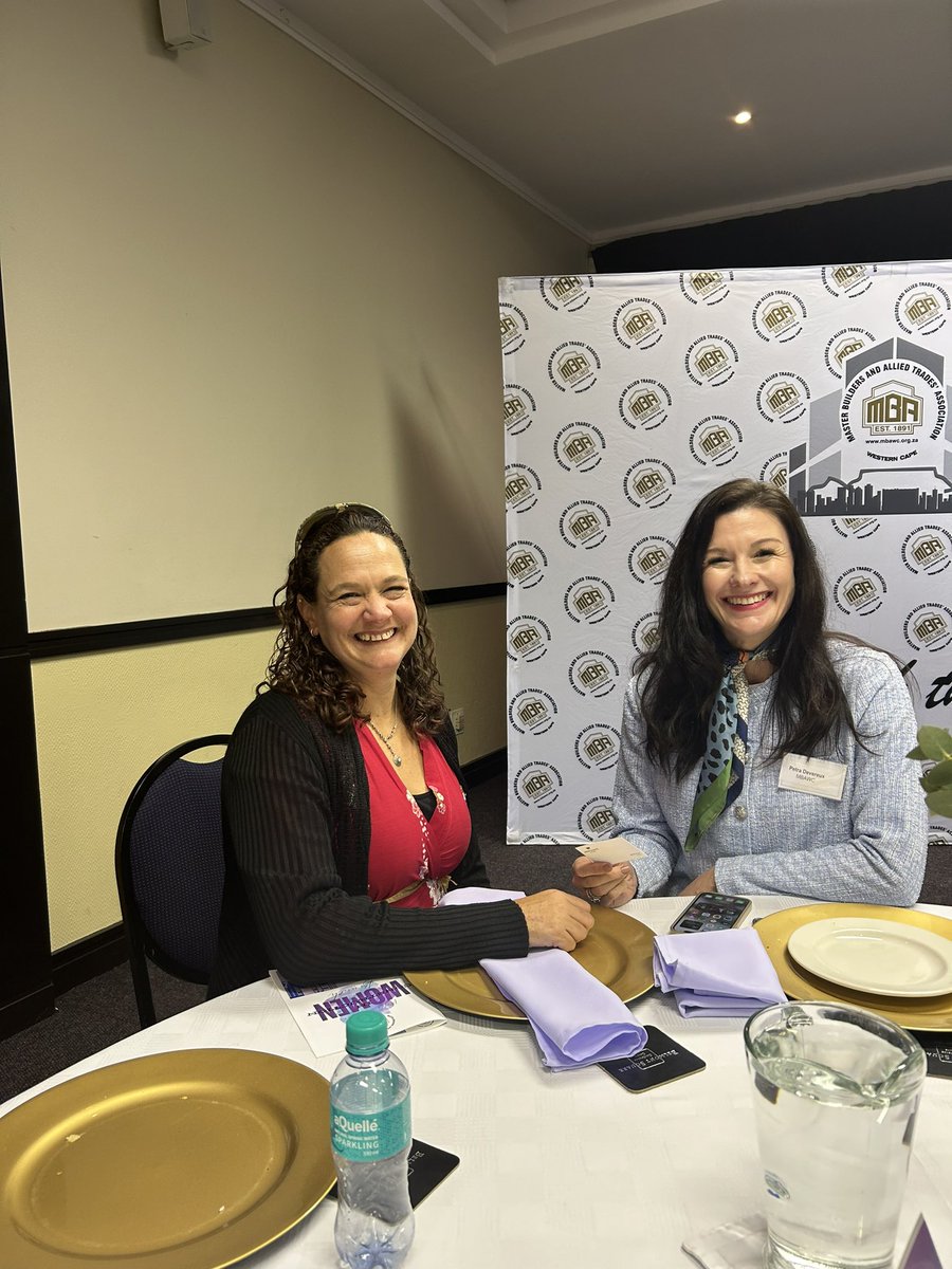 mba_assoc's tweet photo. Celebrating the incredible women in construction today at MBAWC! 💜 Our speakers: 

Nyameka Zunguzane - Programme Manager/Chief Construction Projects Manager WCG
Jennifer Smit - Head of Construction &amp; Engineering at Werksmans Attorneys
Noxolo Tyam - Amandla Construction Forewoman https://t.co/3B6zusuPNQ