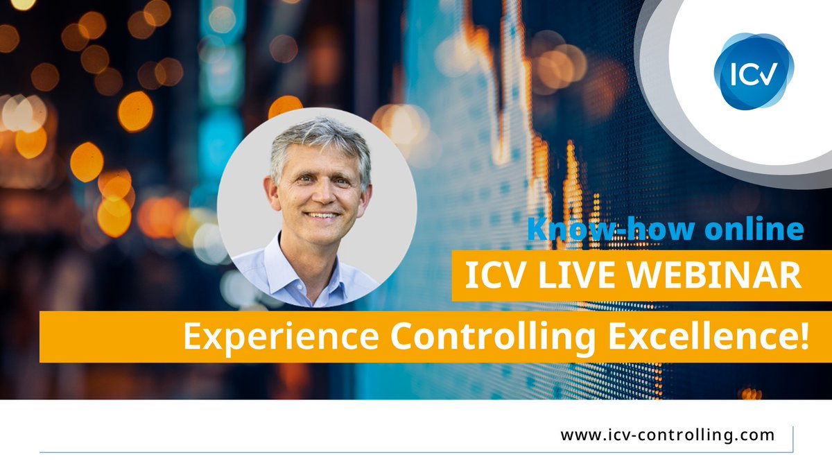 ICV Live Webinar "Managing Operational Processes Through KPIs" in englischer Sprache. Am 14.10.24 führt Speaker Dietmar Pasche in neue Methoden ein, wie z.B. Swim Lane. Jetzt direkt für die kostenfrei Online-Session anmelden:
icv-controlling.com/de/events/mana…
#icv #controlling