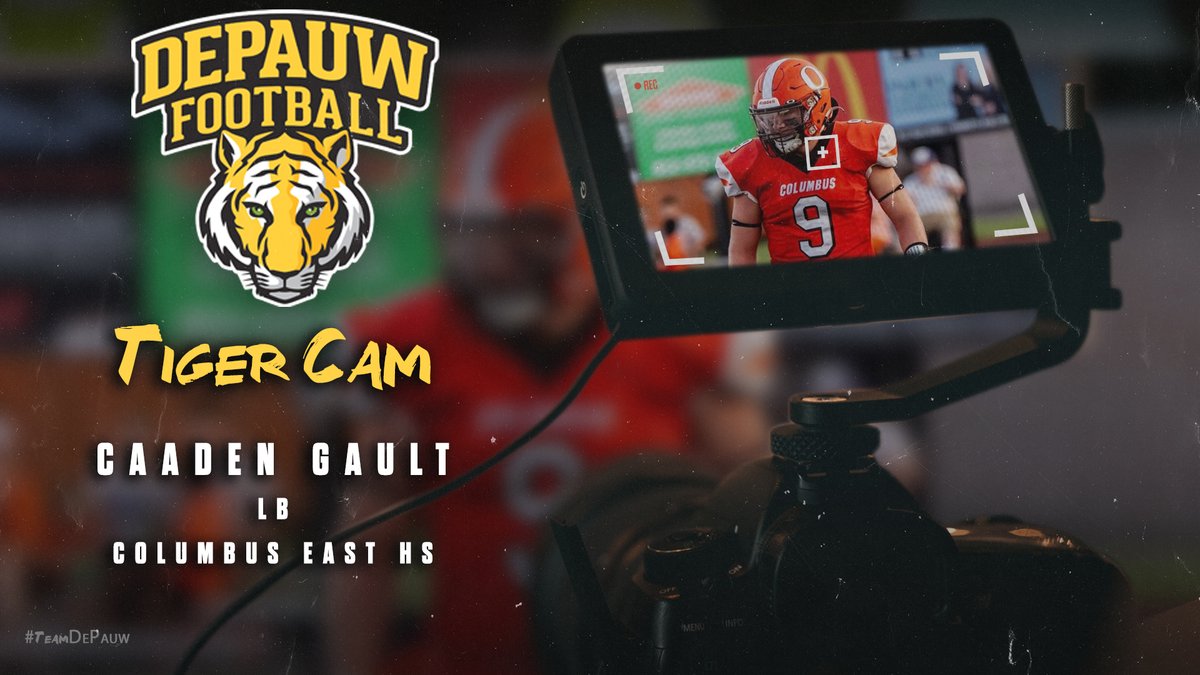 DePauw Football (@depauwtigersfb) on Twitter photo ๐ช๐ฒ๐น๐ฐ๐ผ๐บ๐ฒ ๐๐ผ ๐๐ต๐ฒ ๐๐ฎ๐๐๐น๐ฒ,
<a href="/caadengault/">Caaden Gault</a>!
#TigerPride | #TeamDePauw ๐ช๐ฒ๐น๐ฐ๐ผ๐บ๐ฒ ๐๐ผ ๐๐ต๐ฒ ๐๐ฎ๐๐๐น๐ฒ,
<a href="/caadengault/">Caaden Gault</a>!
#TigerPride | #TeamDePauw
