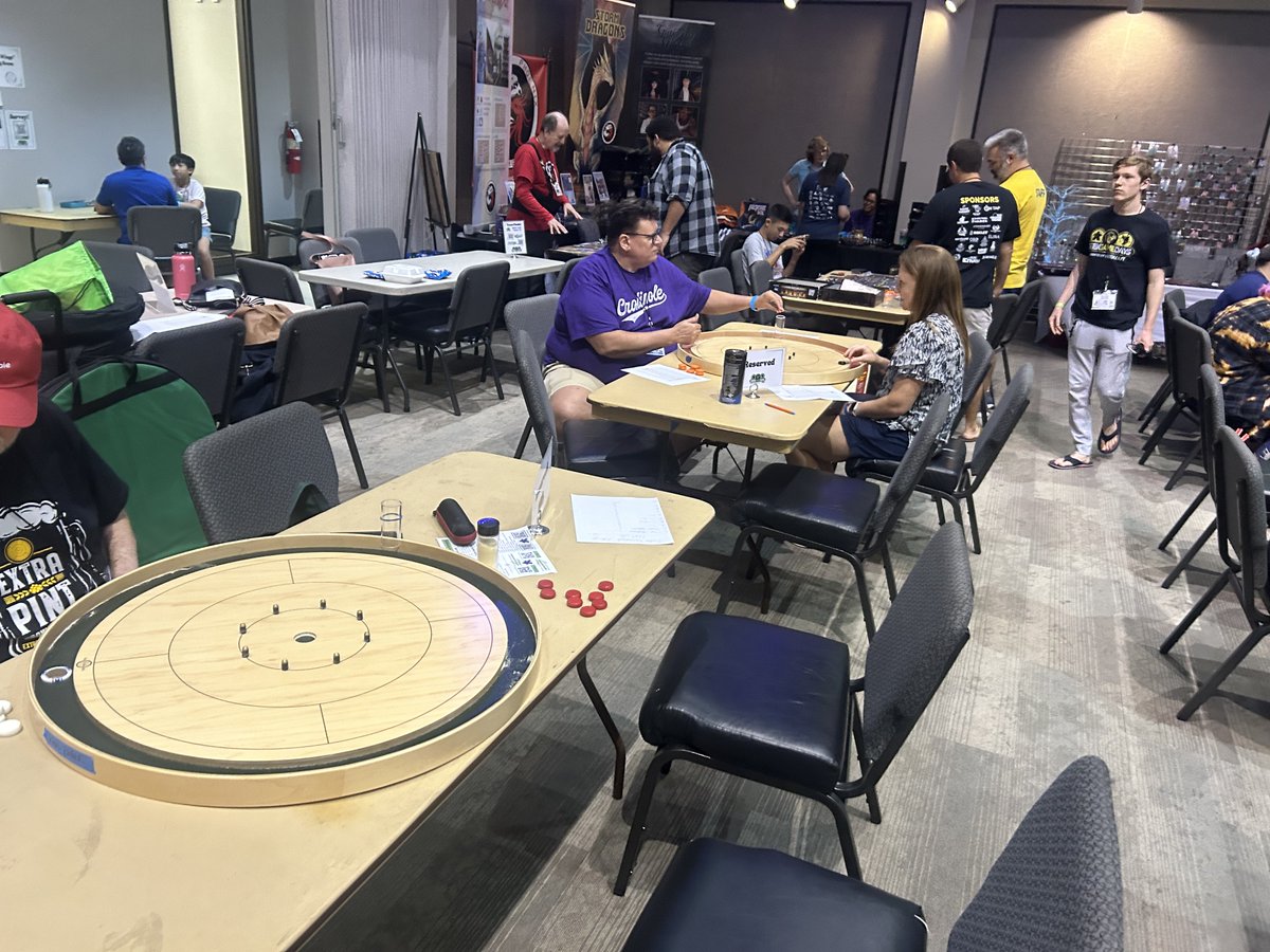 ExtraPintDallas's tweet image. Congrats to Karl Zuber for winning the inaugural “Geek Game Days” crokinole tournament! #crokinole