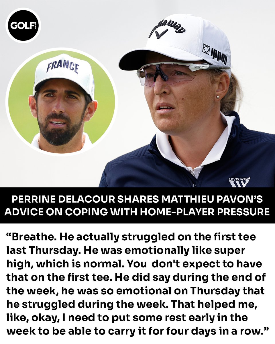 'Breathe'

Matthieu Pavon's advice to the home competitors in this week's women's Olympics golf competition 🇫🇷🏅
