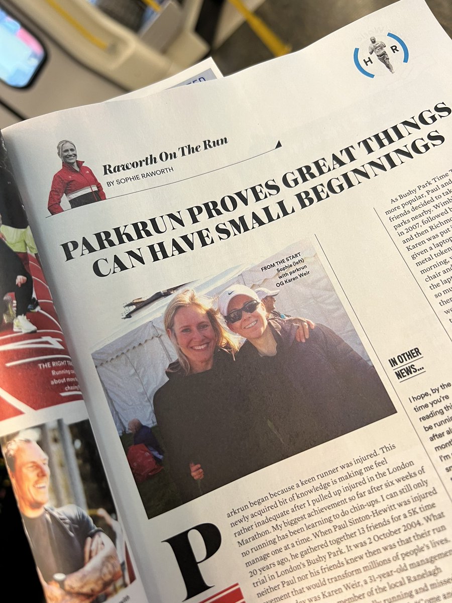 Raworthontherun's tweet photo. In October @parkrunUK will be 20 years old. I spoke to @RunwithKaren who was one of the original 13 runners for this month’s @runnersworlduk https://t.co/w7VZZDgzER