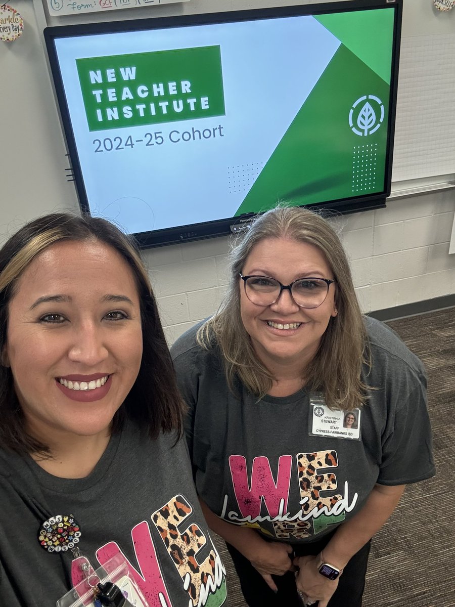 Excited to be presenting with the Professional Learning Department today at the New Teacher Institute! #CFISDNTI2024 #Wearelamkind