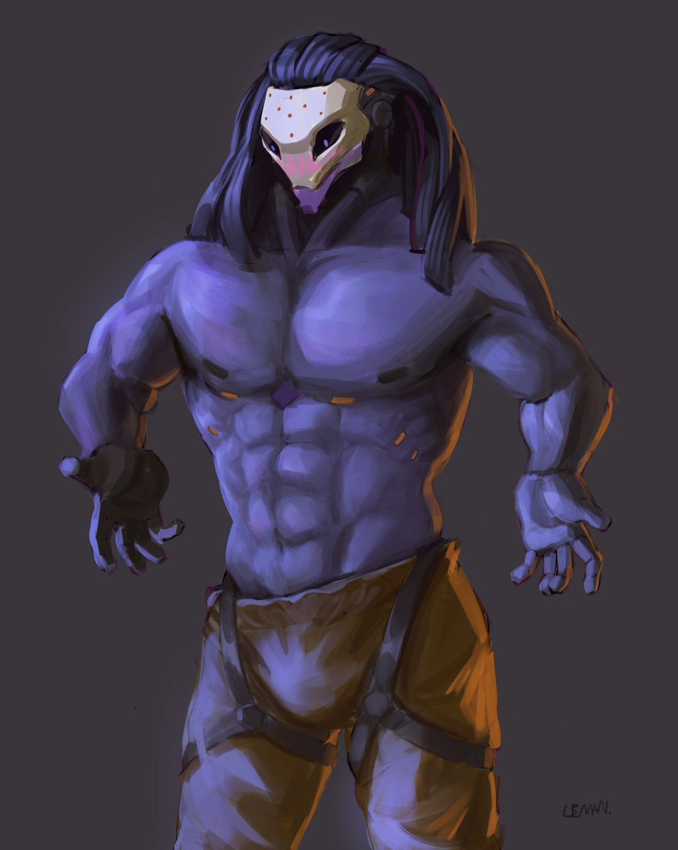 lemantwopointo's tweet photo. Drawing ripped Ramattra for science 💪 https://t.co/GFSCYVJMUC