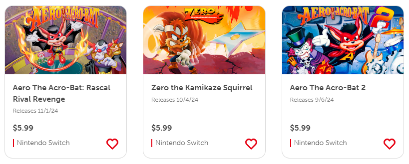 RatalaikaGames's tweet photo. Can we talk for a moment how amazing is to see all those classic games coming to consoles soon? 😌

🐿️ Are you prepared to play all of them? 🦇 https://t.co/TojfDpebDZ
