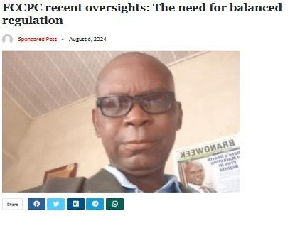 ObaNaughty's tweet photo. Nigeria have the potential to be a tech and business hub in Africa but the FCCPC is the torn in our flesh.
Instead of being friendly to businesses, it’s been hostility...Heavy fines on Coca-Cola and Meta is just unnecessary show of force
#FCCPCintegrityatstake https://t.co/nTlIIgePby