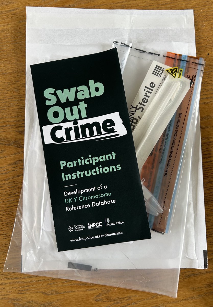 FamilyTreeUK's tweet image. My anti-crime Y Chromosome ⁦@ukhomeoffice⁩ database donation kit has arrived. Gonna have to survive half an hour without a cuppa though, so hard times 😬 

#dnatesting
