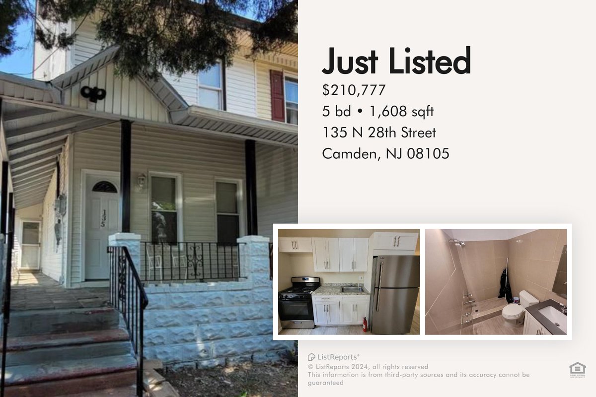 GeniusRFH's tweet photo. I'm delighted to bring this 5-bd, -ba property in Camden to market! Click on the image or contact me directly if you have any questions or would like to learn more about the listing details. #newlisting #newlistings #listreports #newlistingsalert #comingsoon #homesintheknow https://t.co/IZmH1734ud