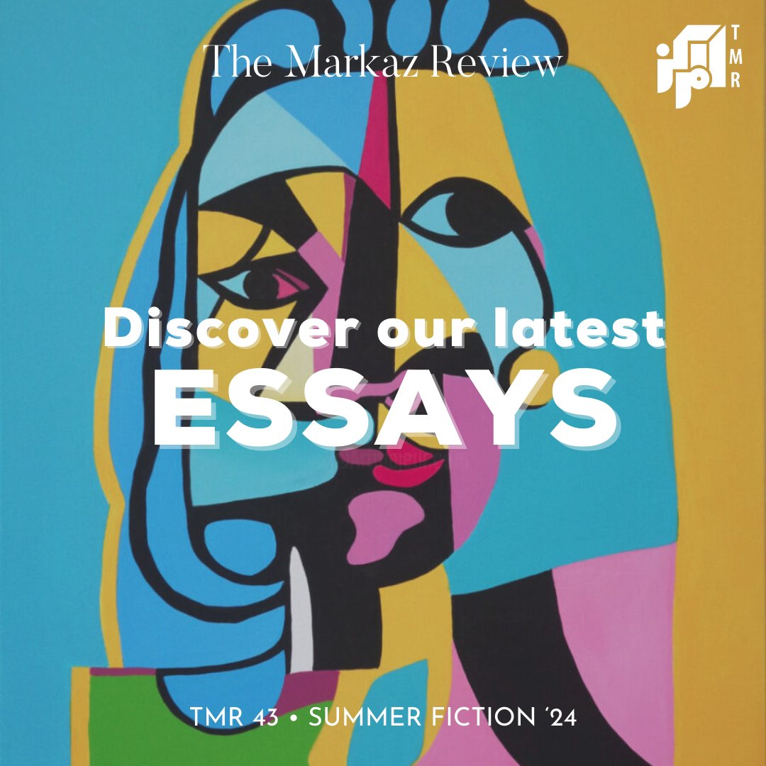TheMarkazReview's tweet photo. 📝 [TMR 43 • SUMMER FICTION]

Today we’re highlighting a selection of three essays featured in our summer fiction double issue by Bel Parker, @poupehmissaghi and Tarek Abi Samra (translation by @warghetti: 

#themarkazreview #tmr43 #summerfiction #doubleissue #essays