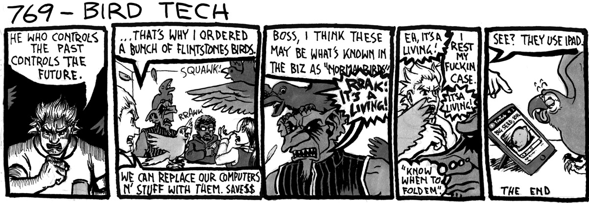 Irritabilitybot's tweet image. 769 - Bird Tech