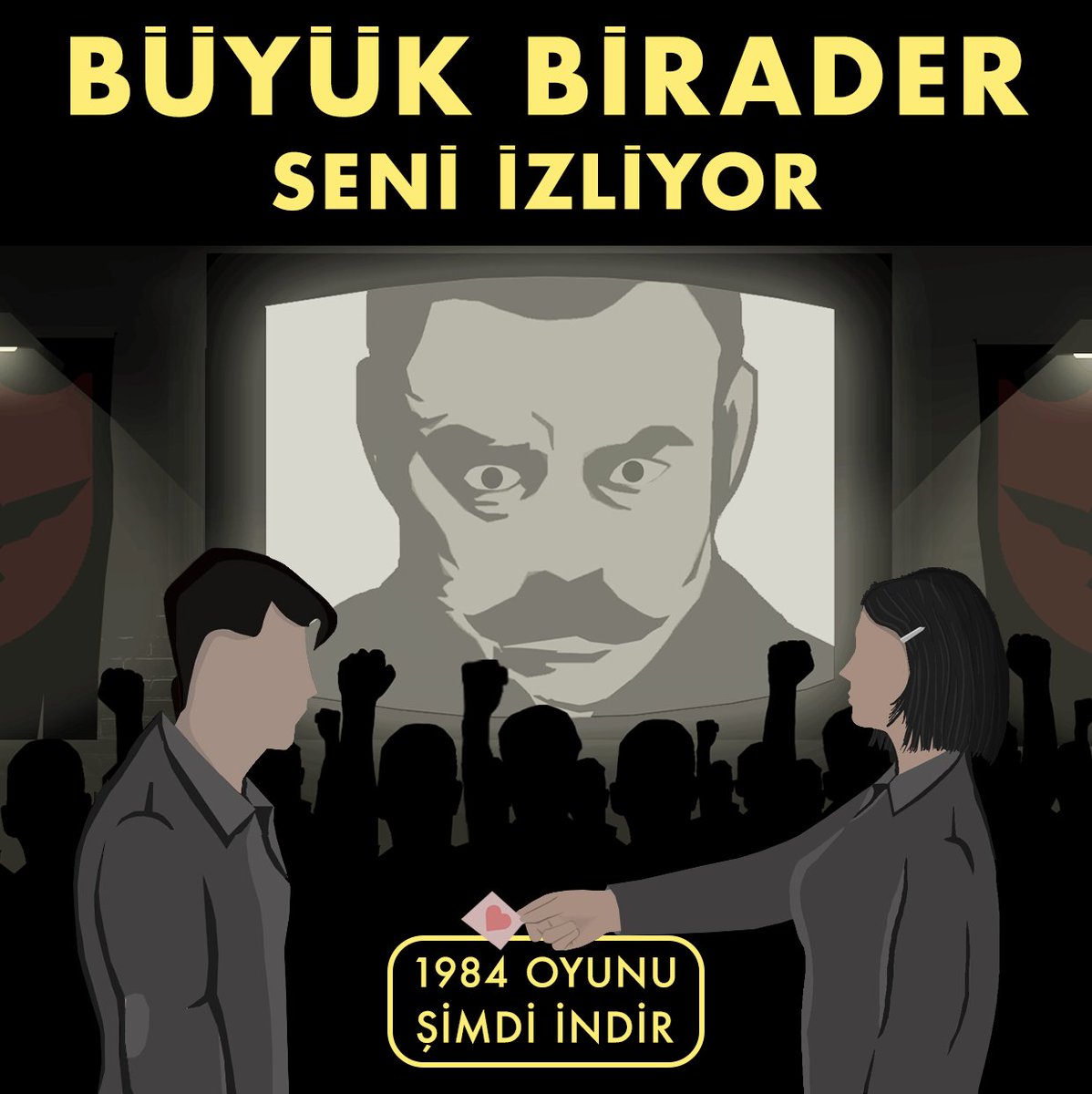 only_game_dev's tweet photo. Distopyada hayatta kalabilir misin?