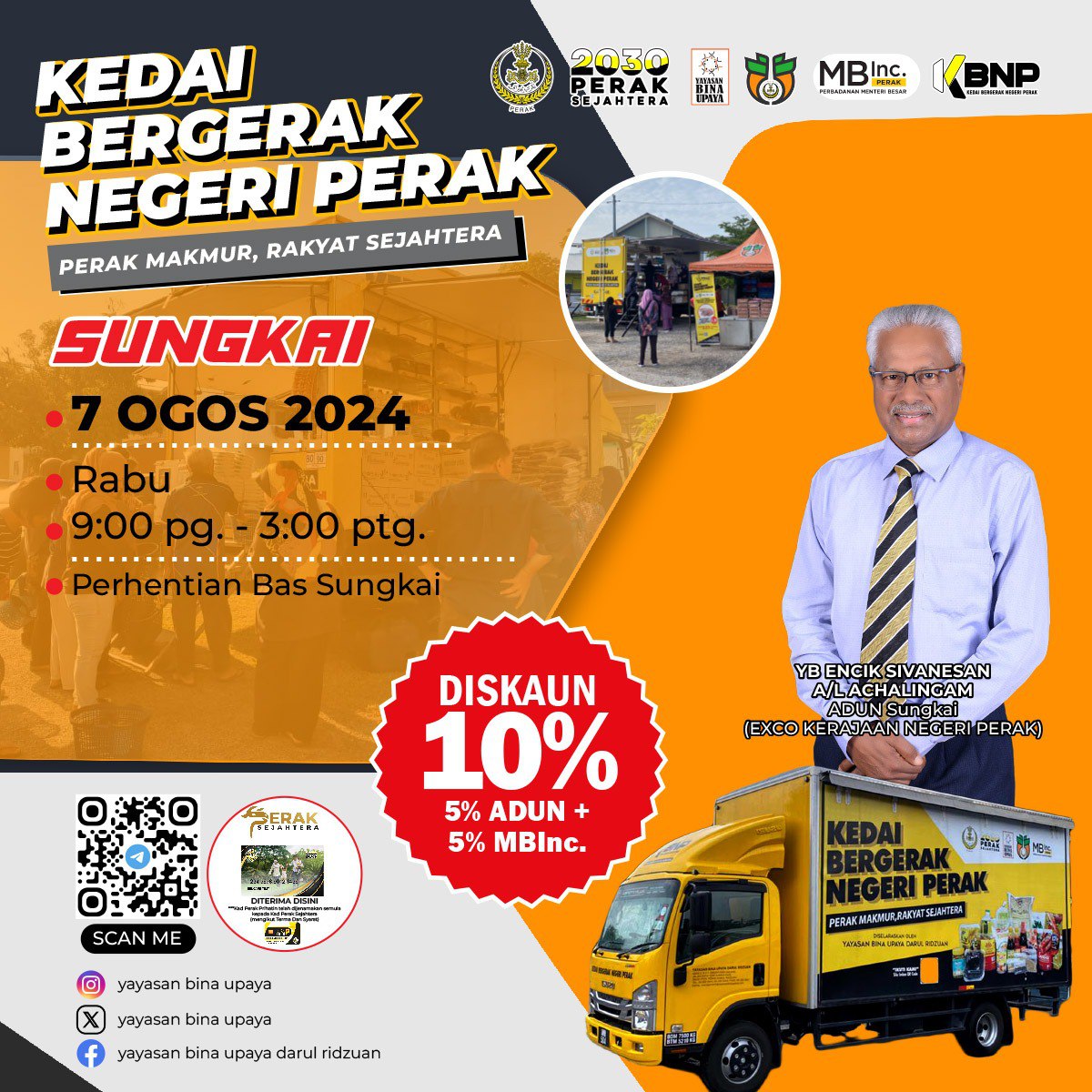 YBUDR's tweet photo. JUALAN KEDAI BERGERAK NEGERI PERAK
✅Ikuti dan kongsi Chanel Telegram KBNP untuk info terkini jualan KBNP di lokasi berhampiran anda :   https://t.co/xWvjlXdfUi… https://t.co/WNL48Smpgj