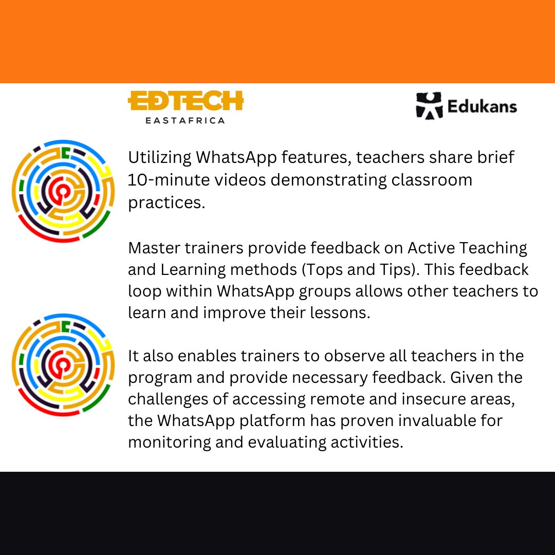 EdTechEAfrica's tweet image. #OrgSpotlight As an expert organization in basic education and skills development, @edukans improve education through a cascading model. They train master trainers, who pass their knowledge on to teacher trainers, who then pass it on to teachers. #CollectiveAction #EdTechCAGoal4