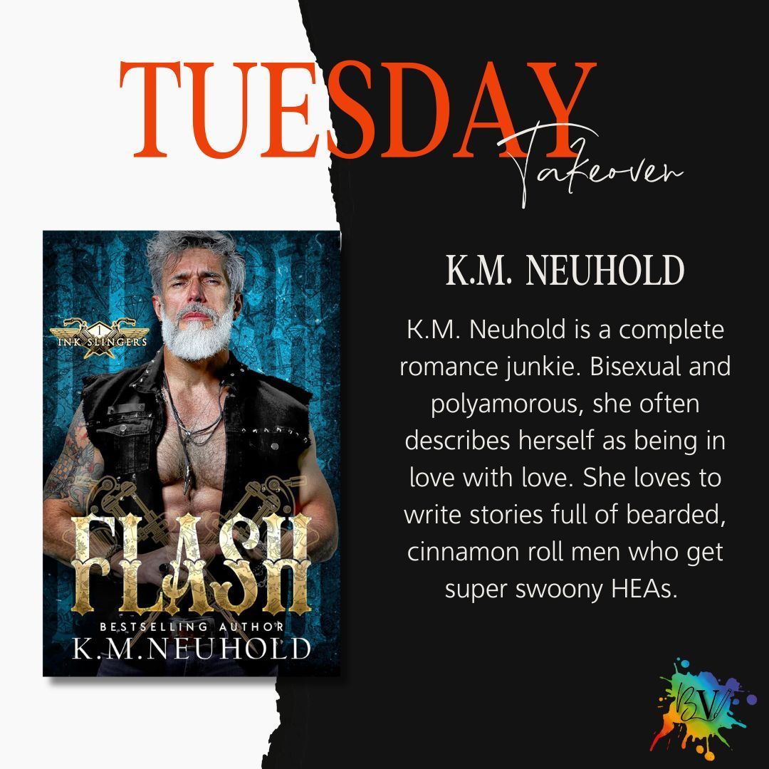 Good morning!

Today in my Facebook group, K.M. Neuhold will be joining us at 10am EST to talk about her latest release.

Stop by to give her a warm welcome: buff.ly/3pQiqGJ

#BrighamVaughn #BrighamsBookNerds #MMRomance #GayRomance #TakeoverTuesdays #KMNeuhold