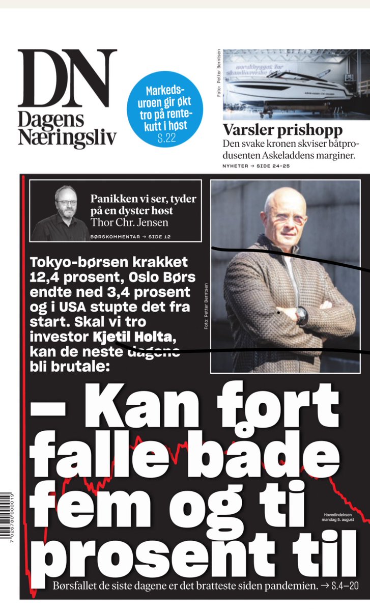 svleir's tweet photo. …. og så har den gått i pluss med 0,80 så langt i dag….. https://t.co/vDOkSqZknq