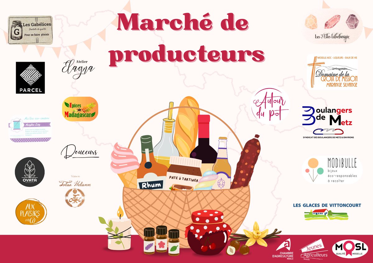 Retrouvez le marché de producteurs à Pays'an Fête !

Préparez vos papilles ! Retrouvez les produits variés de nos producteurs locaux, ! Bière artisanales, produits de la ruche, viennoiseries, huiles et confitures et bien d'autres mais aussi les créations des artisans locaux 🕯️💍