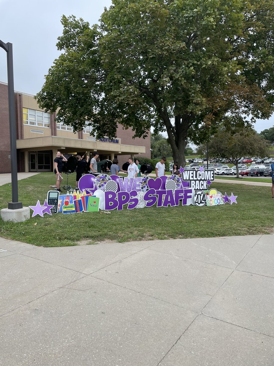 BVHawksBPS's tweet photo. Kicking off the 24-25 school year with the best staff ever @BVHawksBPS @BellevueSchools #HawkPride #TeamBPS https://t.co/AjeddeFzJh