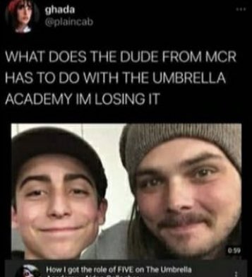 KlSS4GERARD's tweet photo. and in honor of gerard way appearance at the umbrella academy premiere 2024 i bring you back this https://t.co/7xfxSmAGpV