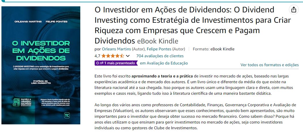 Olha só que grata surpresa. Nosso livro é o nº1 mais presenteado entre os livros da área de avaliação da educação na <a href="/amazonbrasil/">Amazon.com.br</a>! <a href="/OrleansMartins/">Orleans Martins</a> <a href="/FelipePontesPB/">Felipe Pontes</a> 👏👏👏👏