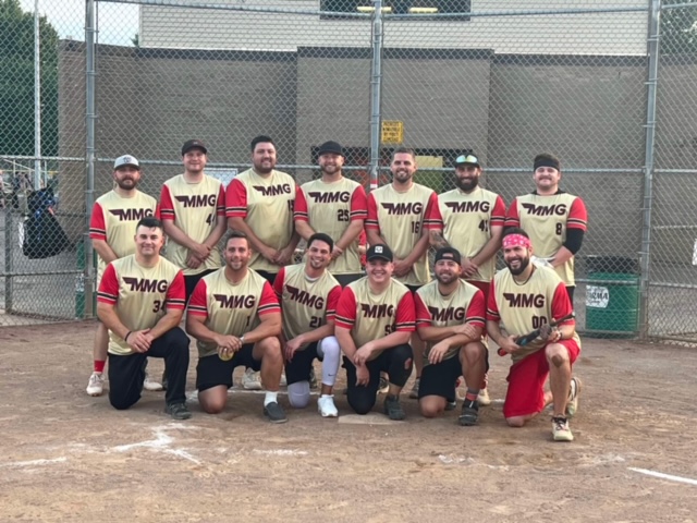 merrymtg's tweet photo. The Merrymeeting Group softball team led by Andrew Nemecek is celebrating an undefeated season and postseason championship win! Way to go, team! ⚾️ https://t.co/SrGorf9RoZ