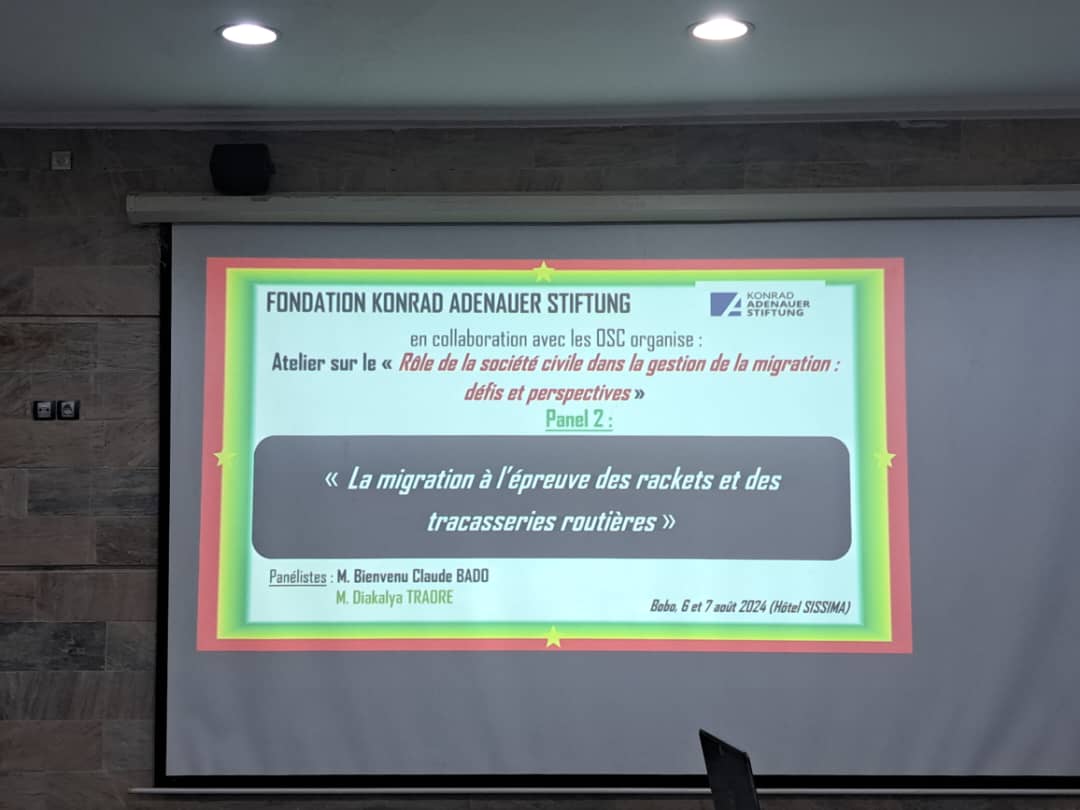 Konrad-Adenauer-Stiftung RP Sahel (@kas_sahel) on Twitter photo Démarrage ce matin de l'atelier sur le Rôle de la Société Civile dans la gestion de la Migration : défis et perspectives. Une activité du programme Migration de <a href="/KAS_Sahel/">Konrad-Adenauer-Stiftung RP Sahel</a> au Burkina-Faso Démarrage ce matin de l'atelier sur le Rôle de la Société Civile dans la gestion de la Migration : défis et perspectives. Une activité du programme Migration de <a href="/KAS_Sahel/">Konrad-Adenauer-Stiftung RP Sahel</a> au Burkina-Faso