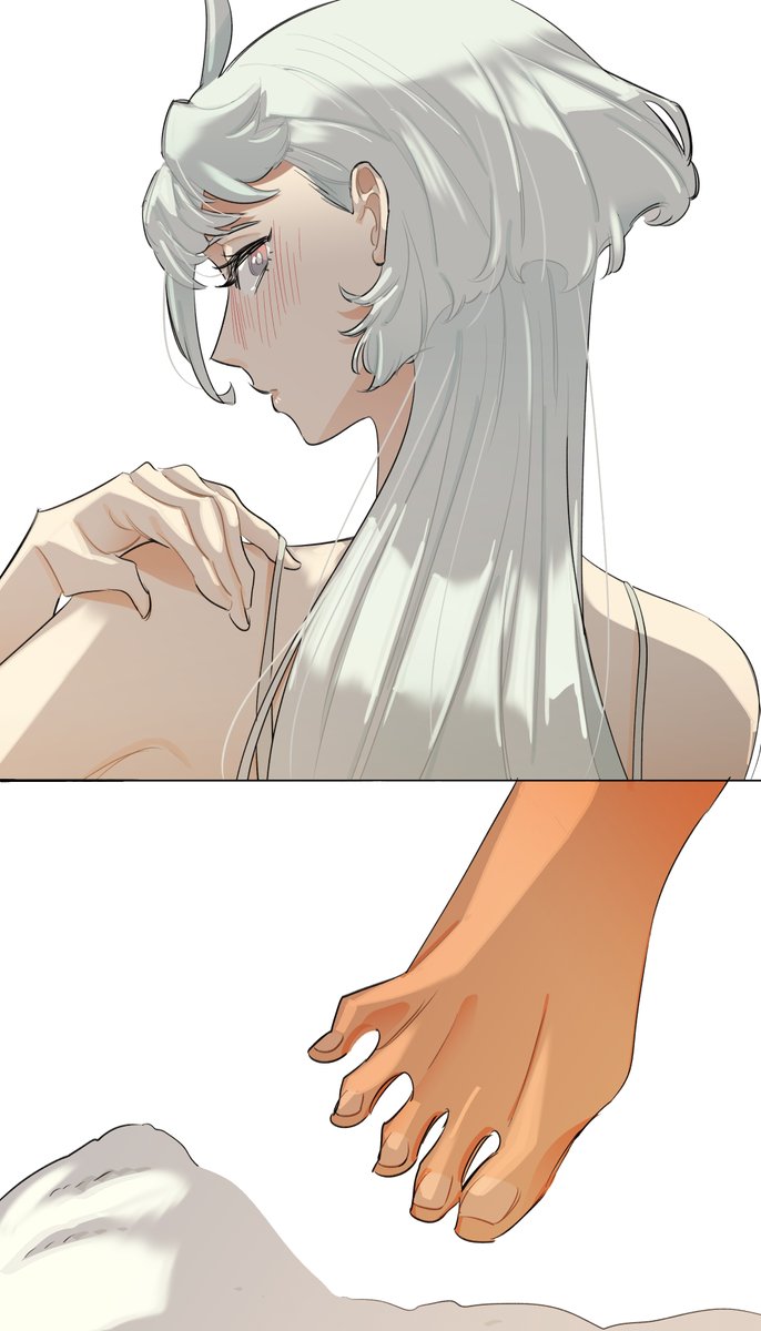 loup_sauvage's tweet photo. 슬레미오 신부머리말려주기. https://t.co/jFuVSzBO2K