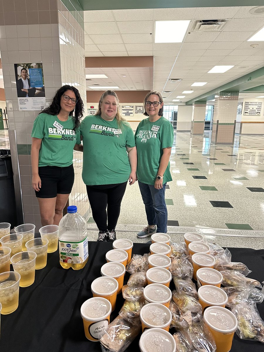 Thank you <a href="/Berkner_Band/">Berkner HS Band</a> for providing breakfast this morning!