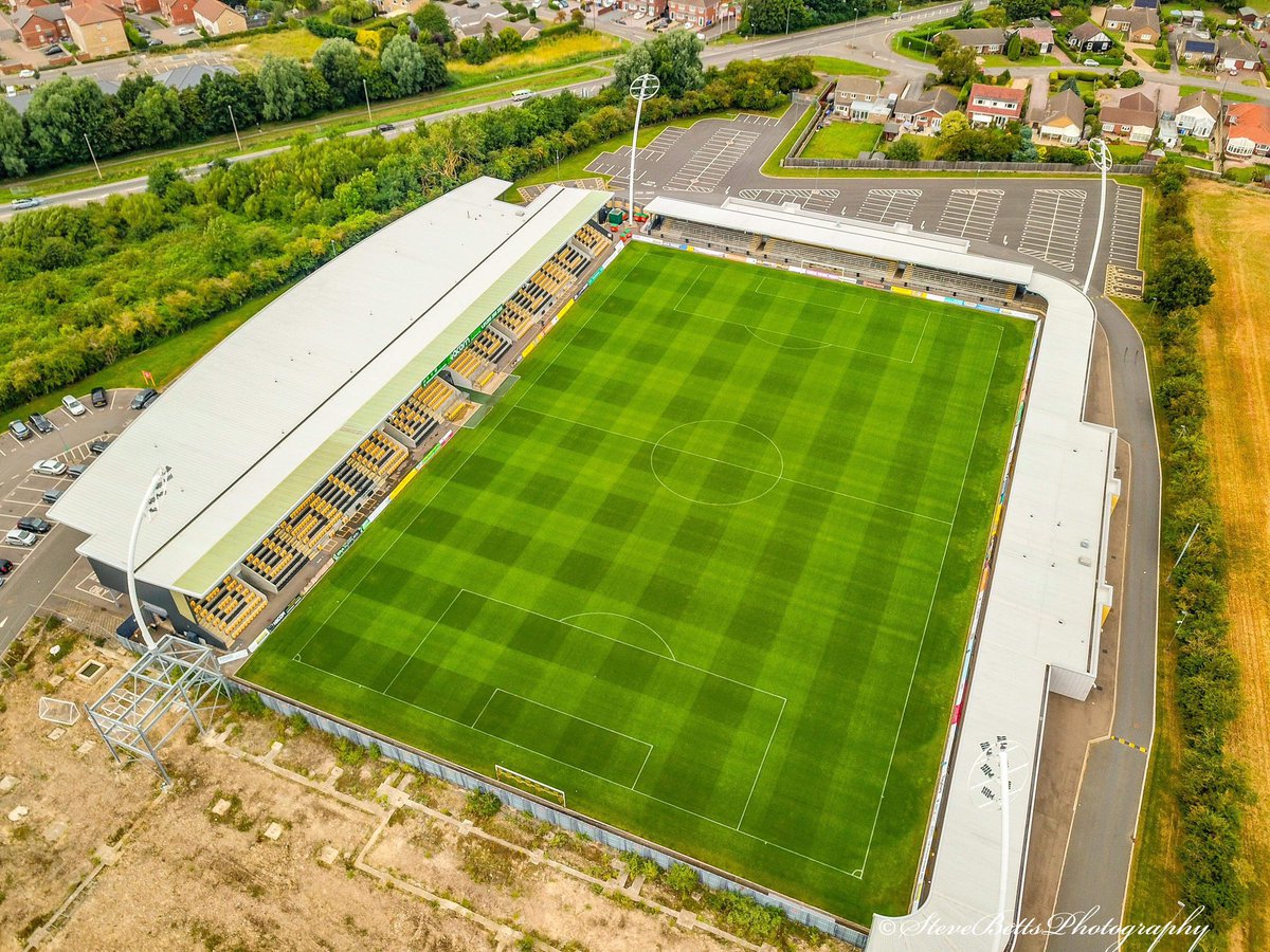 Pitch looking amazing <a href="/bostonunited/">Boston United</a> for the start of the season