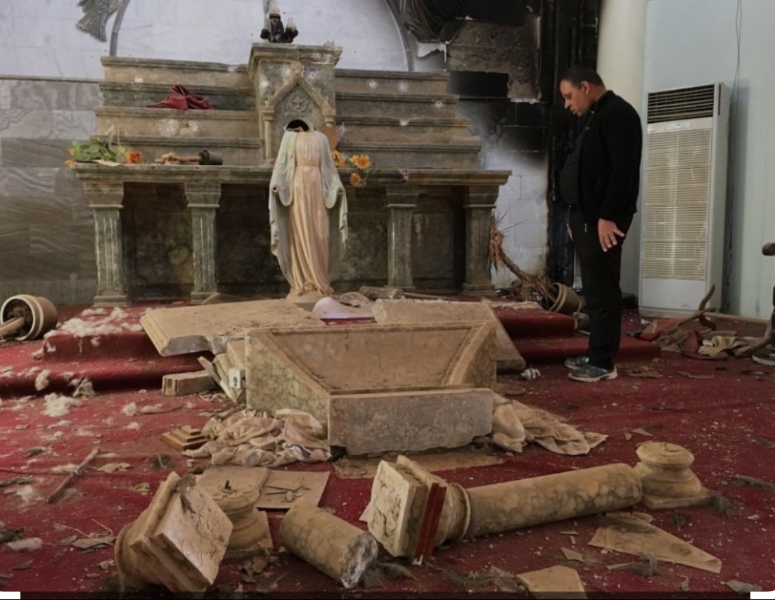 iraqschristians's tweet photo. Today, August 6, 2024, is the 10-year anniversary of the ISIS genocide against #IraqiChristians. ISIS forced 120,000+ #Chaldean & #Syriac Christians to flee our towns in Nineveh Plains, #Iraq. The community’s faith and resilience endures. ✝️🙏🏼#ISISGenocide #Chaldeans #Syriacs #Catholics