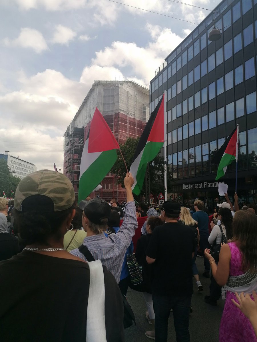 simonga_s's tweet image. Rigtig smuk Palæstina demo i lørdags. Fra Nuuks plads til ATP for at protestere mod deres(vores) investering i Terma. Samt den danske stats tilladelse til at de må sælge våbendele til Israel.
#dkpol
